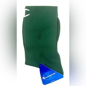 Champion All Sports OTC Logo Dark Green Thick Cushioned Athletic Socks NWT
